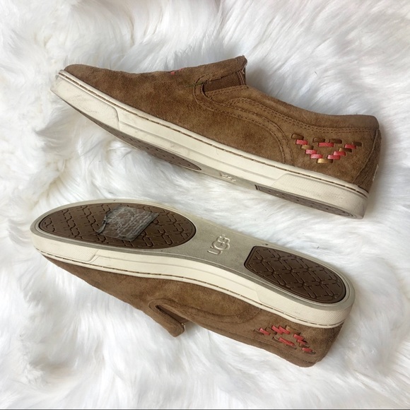 UGG Fierce Rustic Weave Slip-On Sneaker tan - Picture 3 of 11